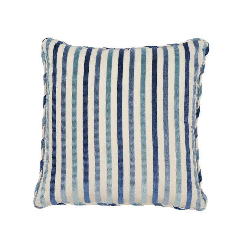 Schumacher Le Matelot Blue 16" x 16" Pillow