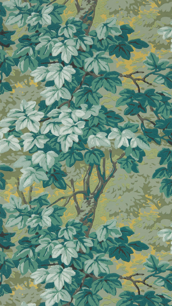 Zoffany Richmond Park Evergreen Wallpaper