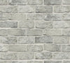 York Stretcher Brick Peel And Stick Gray Wallpaper