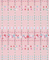 Brewster Home Fashions Belina Light Pink Flower Check Wallpaper