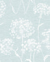 Brewster Home Fashions Garvey Light Blue Dandelion Wallpaper