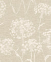 Brewster Home Fashions Garvey Taupe Dandelion Wallpaper