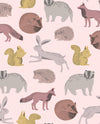 Brewster Home Fashions Mickel Multicolor Animals Wallpaper