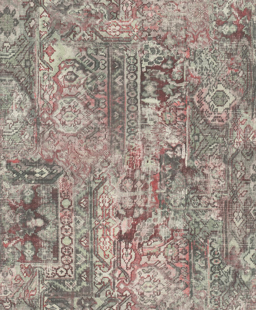 Brewster Home Fashions Hamadan Textile Moss Wallpaper