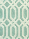 Aldeco Trellis Addiction Tiffany Blue Fabric