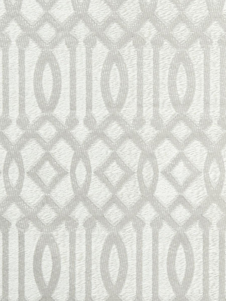 Aldeco Ryad Dyor Silver On Taupe Fabric
