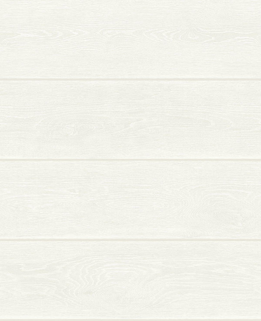 Seabrook Stacks Dove White Wallpaper