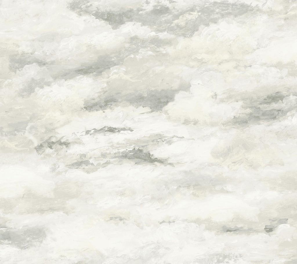 York Plein Air Tan/Gray Wallpaper