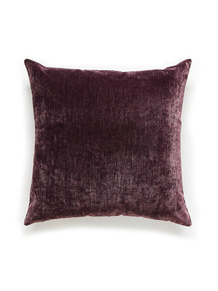 Scalamandre Supreme Velvet Plum Perfect Pillow