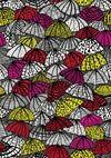 Brewster Home Fashions Dara Red Jolly Brollies Wallpaper