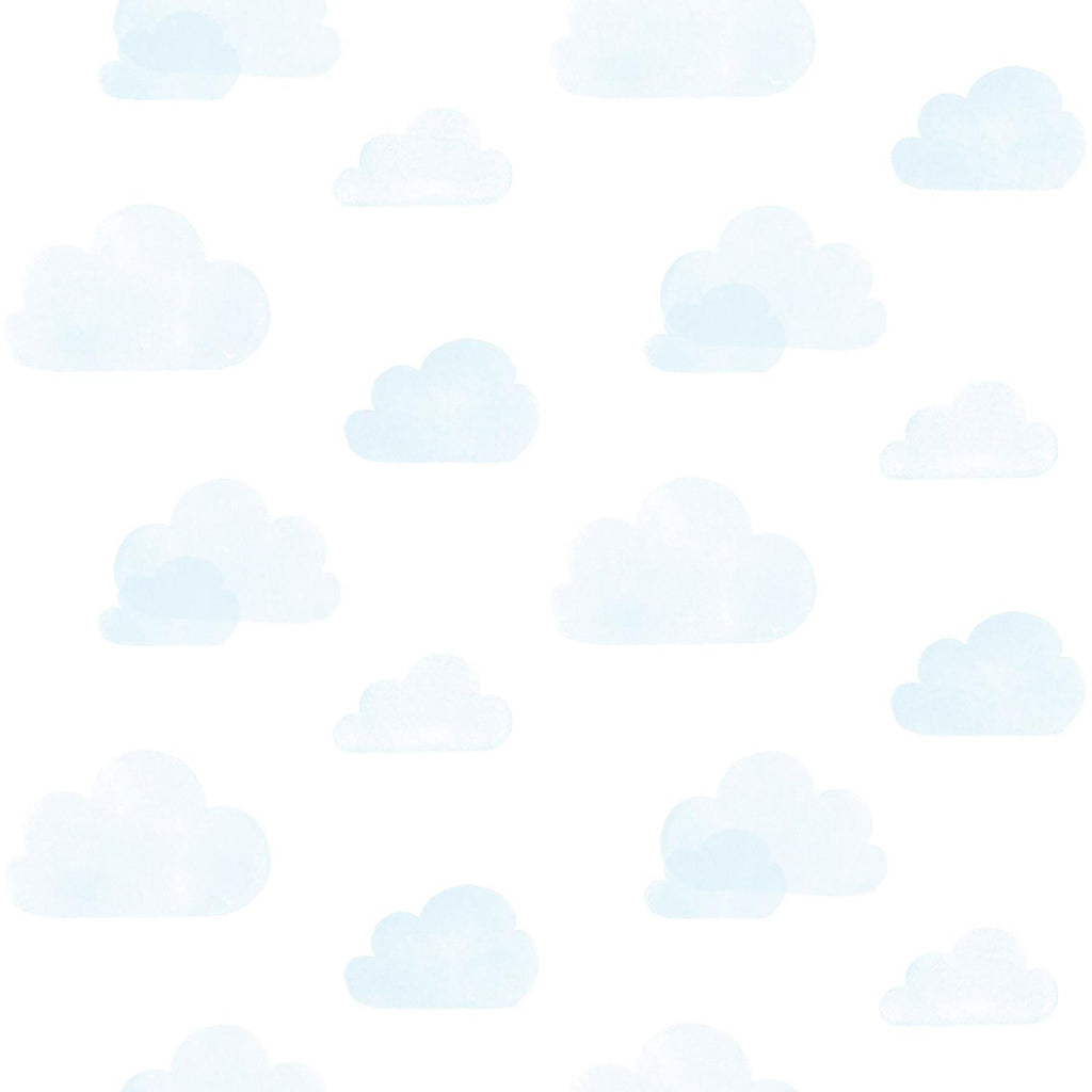 Brewster Home Fashions Irie Clouds Blue Wallpaper