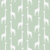 Brewster Home Fashions Vivi Sage Giraffe Wallpaper