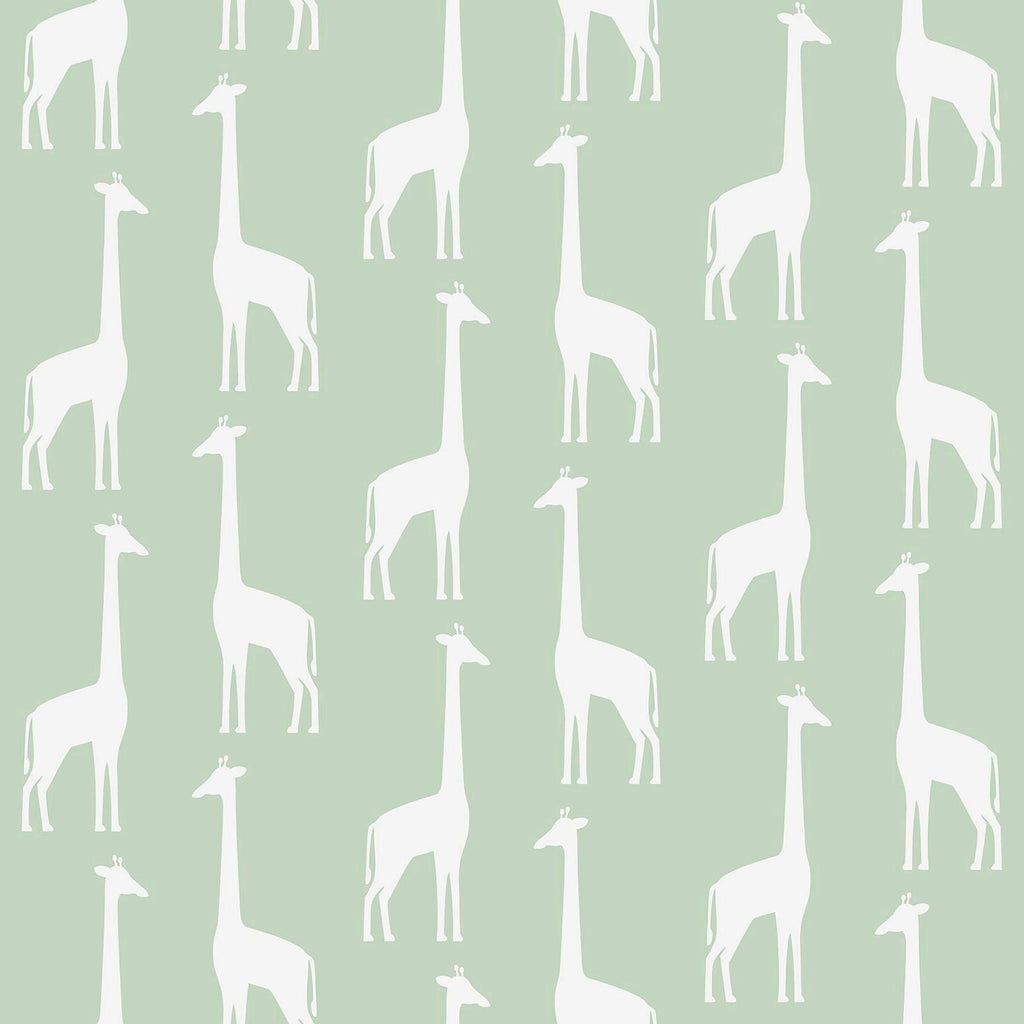 Brewster Home Fashions Vivi Giraffe Sage Wallpaper