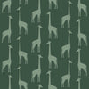 Brewster Home Fashions Vivi Teal Giraffe Wallpaper