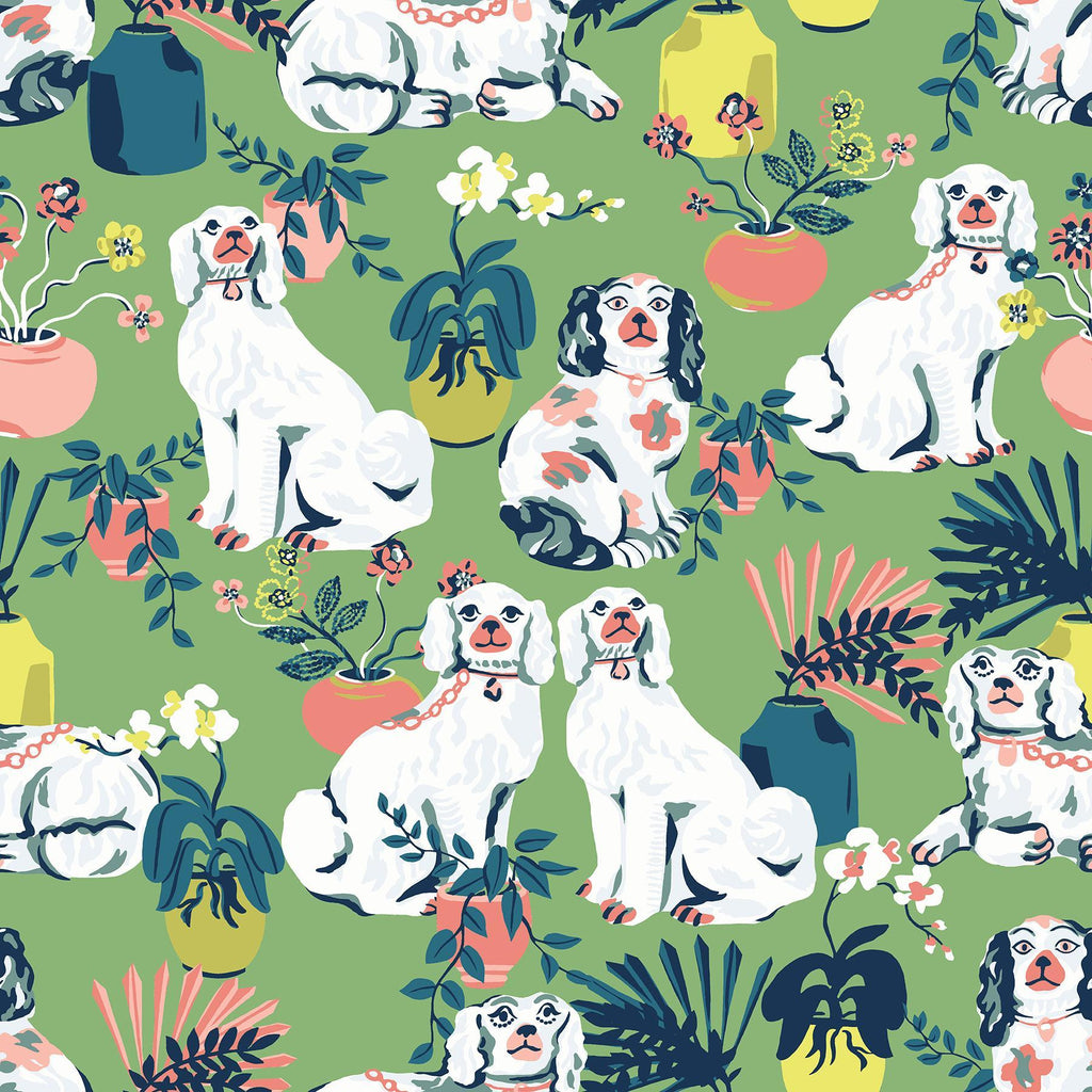 Brewster Home Fashions Jade Good Dog Peel & Stick Wallpaper