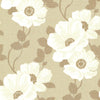 Brewster Home Fashions Leala Sand Modern Floral Wallpaper