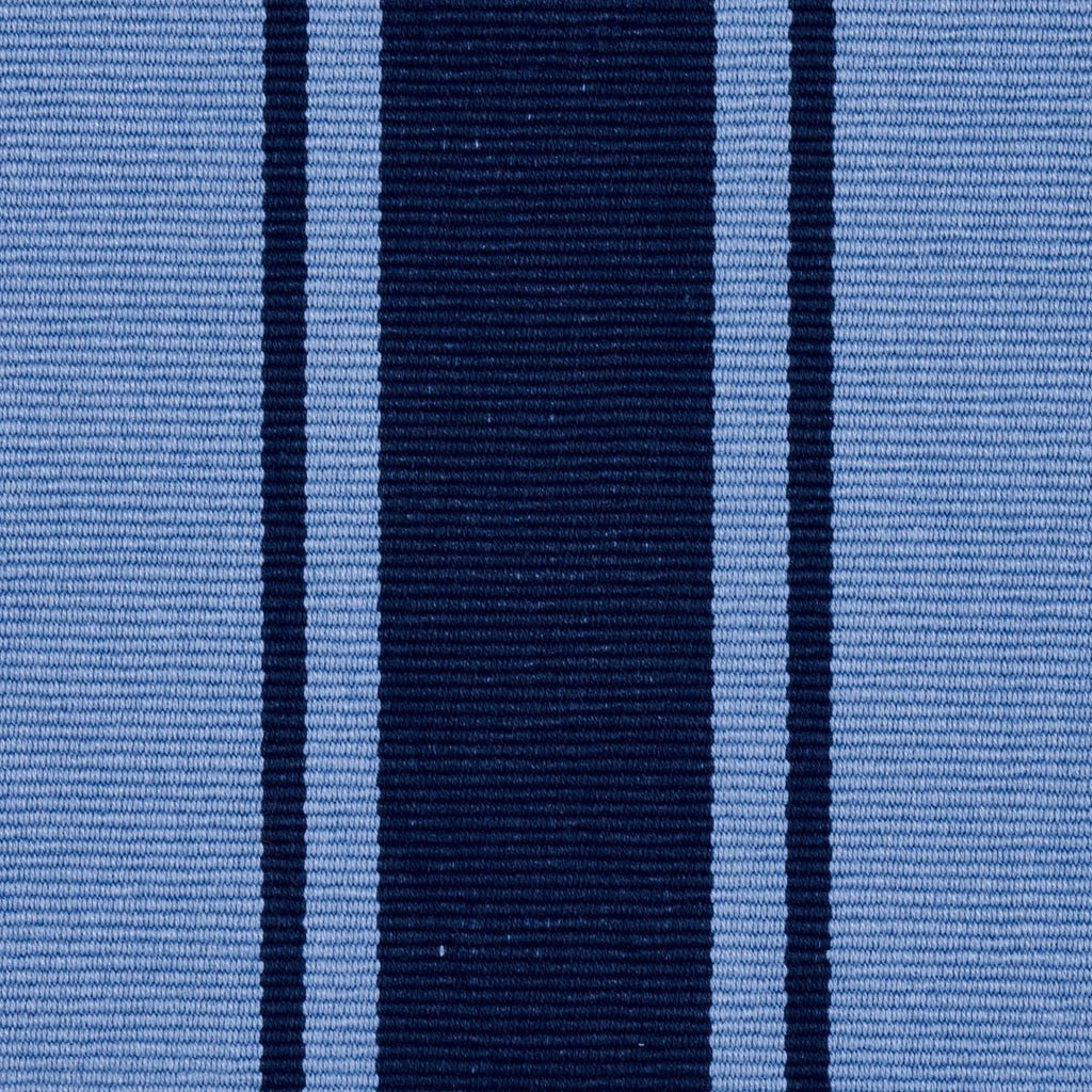 Schumacher Tangier Stripe Blue Tonal Fabric