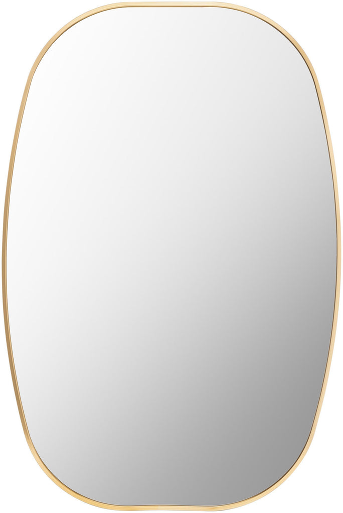 Surya Aranya RAY-036 Gold 41"H x 30"W x 1"D Mirror