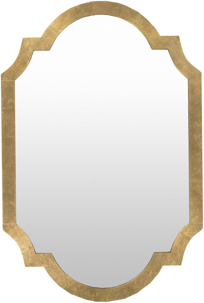 Surya Norway MRR-1020 Gold 45"H x 30"W x 2"D Mirror