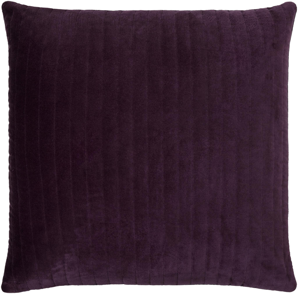 Surya Digby DIG-006 Dark Purple 20"H x 20"W Pillow Cover