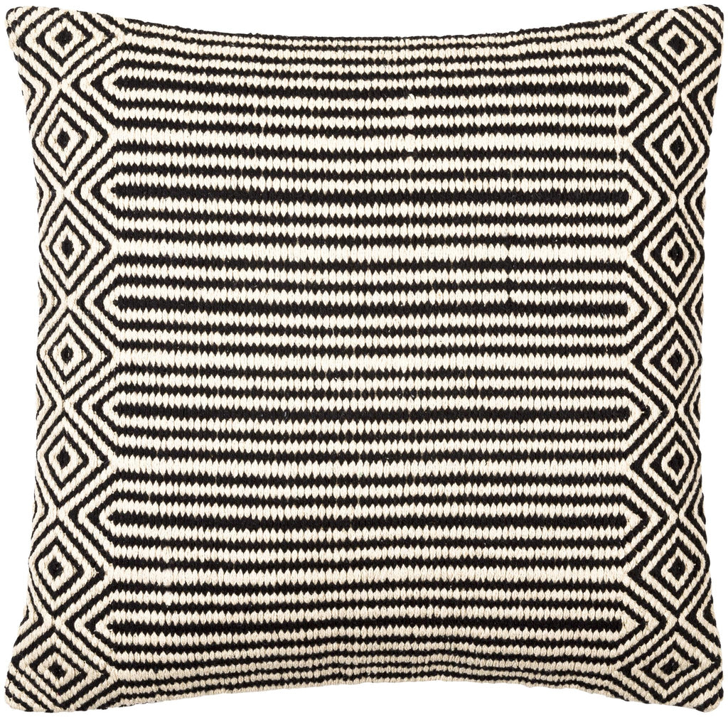 Surya Global Stripe GSE-001 20"H x 20"W Pillow Cover