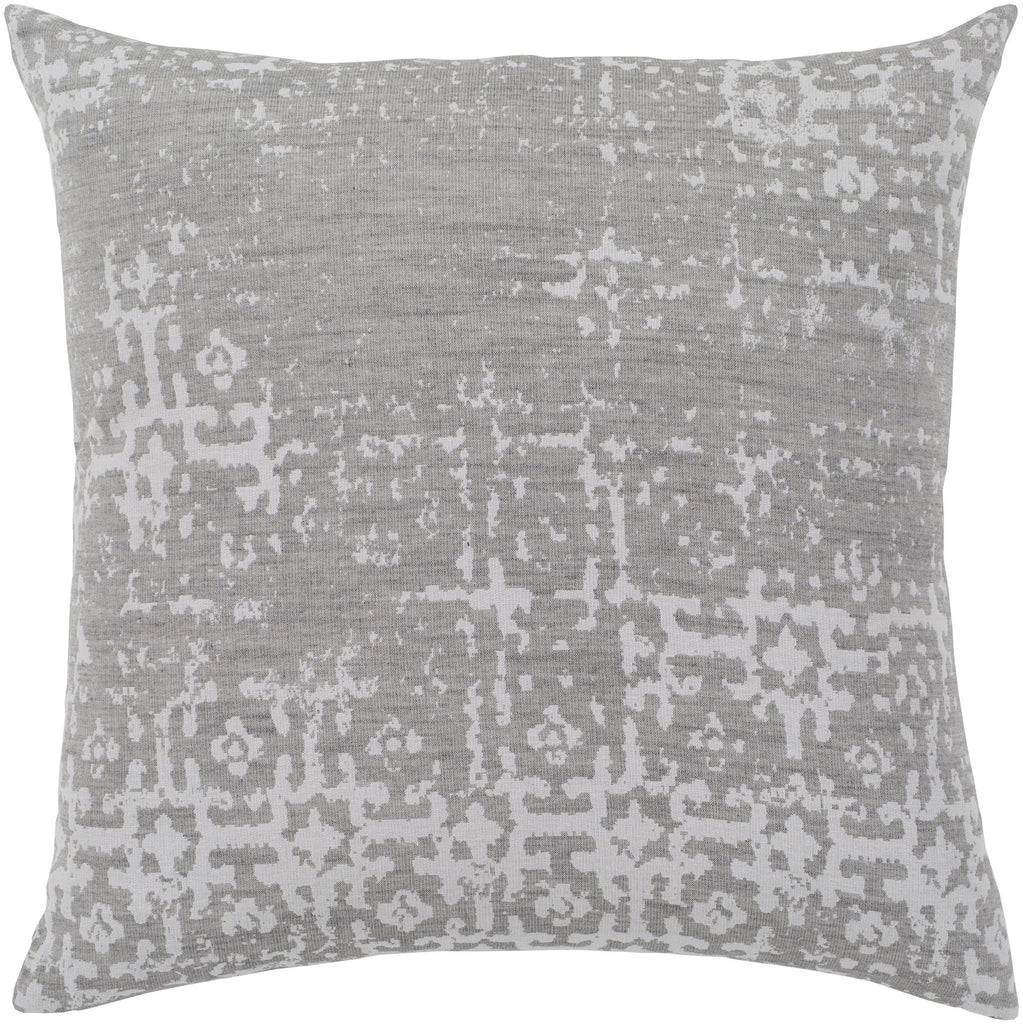 Surya Abstraction ASR-002 Gray Medium Gray 18"H x 18"W Pillow Kit