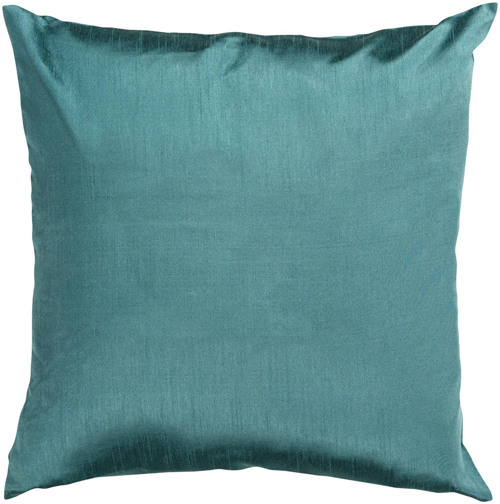 Surya Solid Luxe HH-041 Teal 18"H x 18"W Pillow Kit
