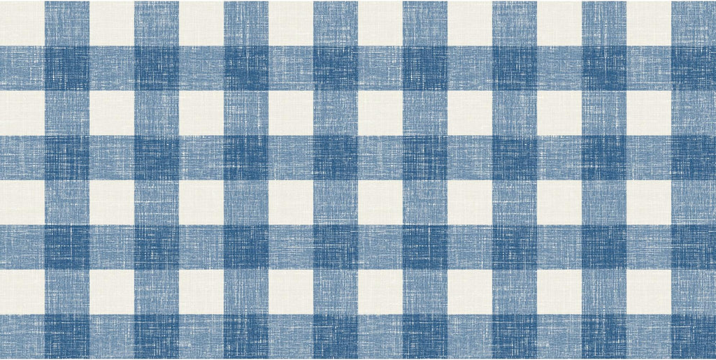 Seabrook Bebe Linen Fabric Blue Fabric