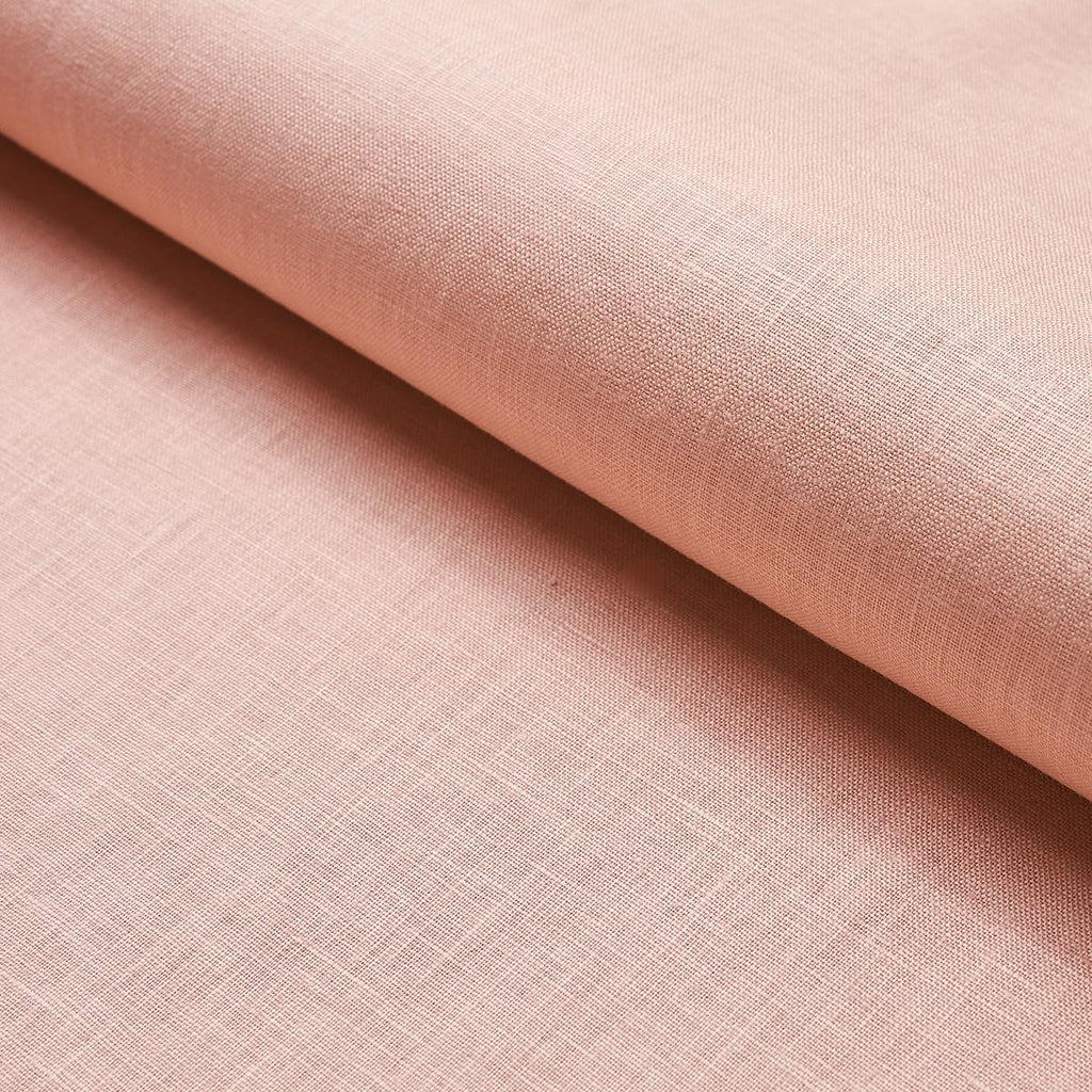 Schumacher Lange Glazed Linen Blush Fabric