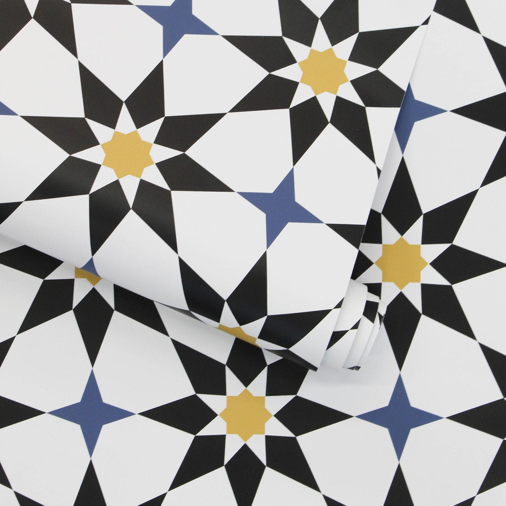 DecoratorsBest Moroccan Tile Multi-Color Peel and Stick Wallpaper, 28 sq. ft.
