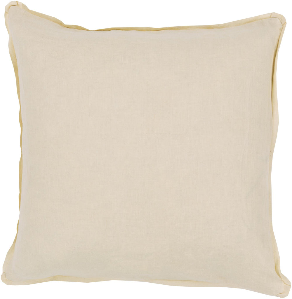 Surya Solid SL-005 Mustard 18"H x 18"W Pillow Cover