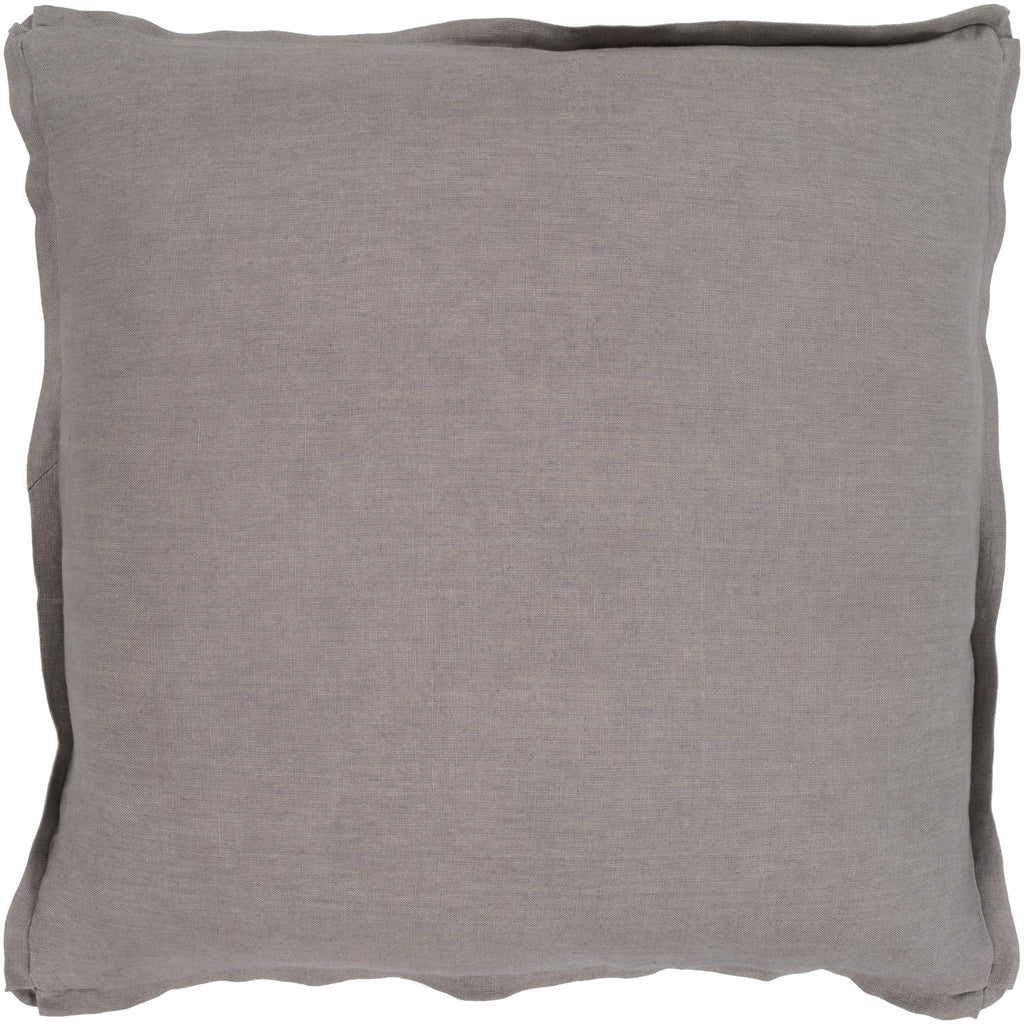 Surya Solid SL-015 Medium Gray 18"H x 18"W Pillow Cover