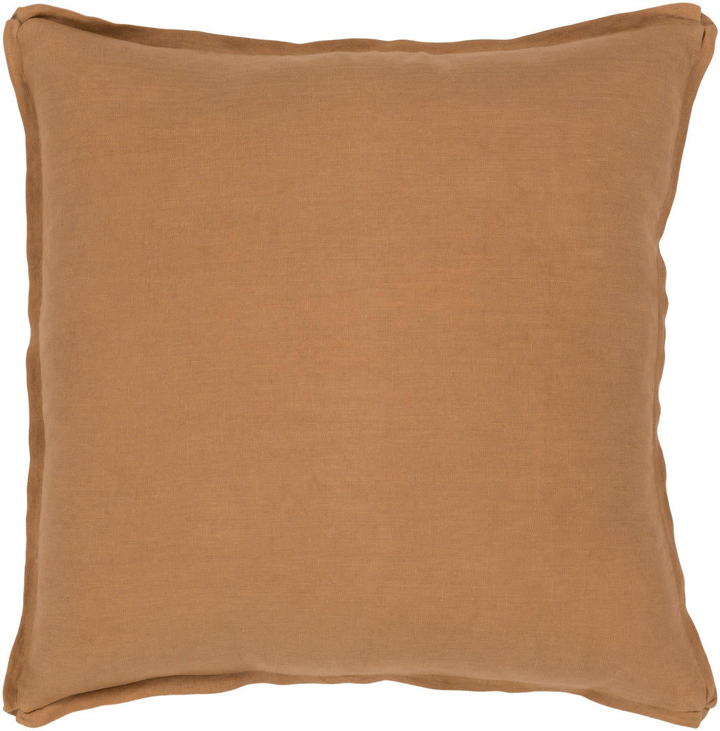 Surya Solid SL-016 Camel 22"H x 22"W Pillow Kit