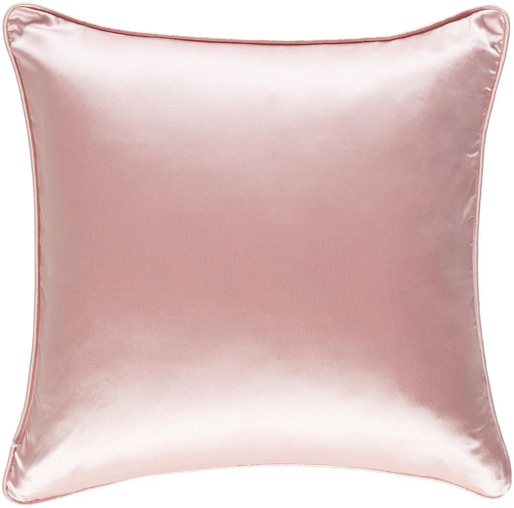 Surya Tokyo TKYO-7206 Blush Pale Pink 18"H x 18"W Pillow Cover