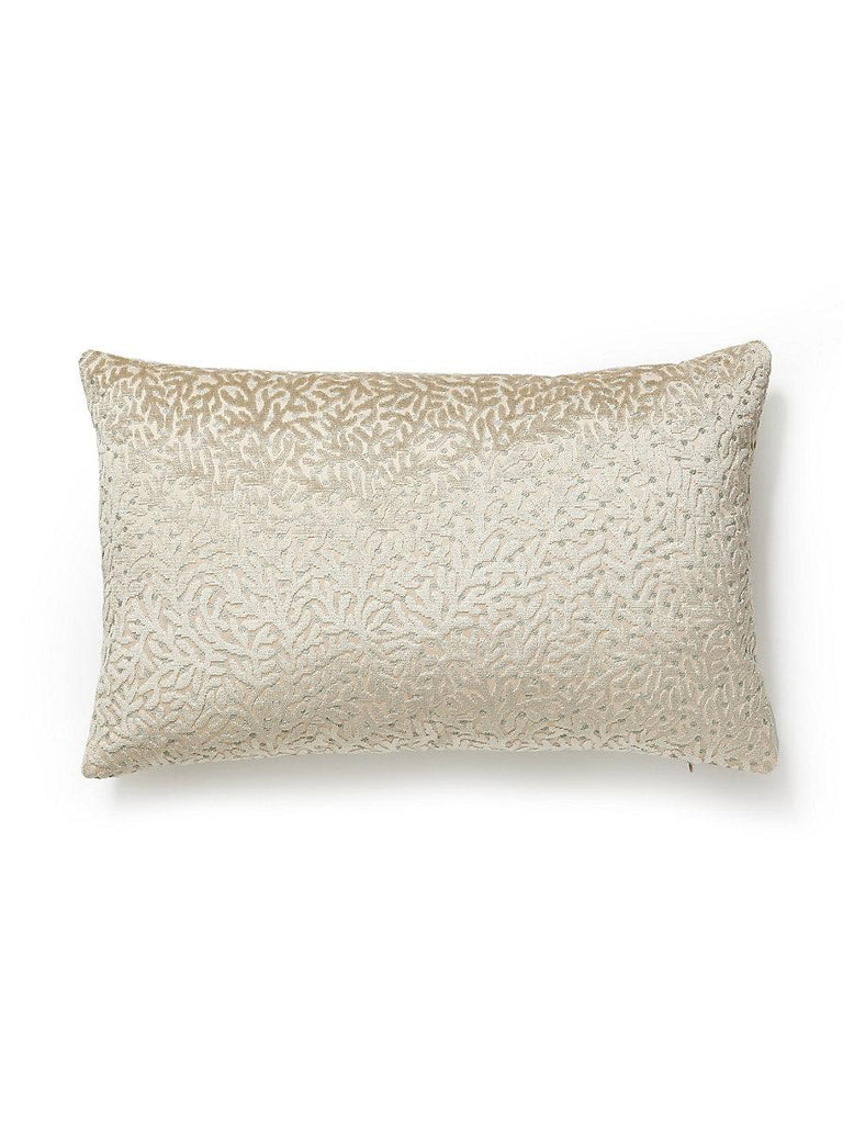 Scalamandre Corallina Velvet Lumbar - Pebble Beach Pillow