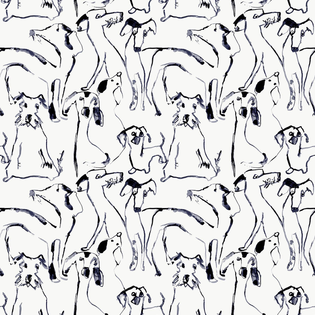 Surface Style DOG DOODLE INK Wallpaper