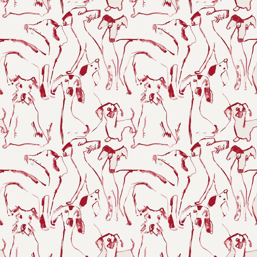 Surface Style DOG DOODLE LIPSTICK Wallpaper