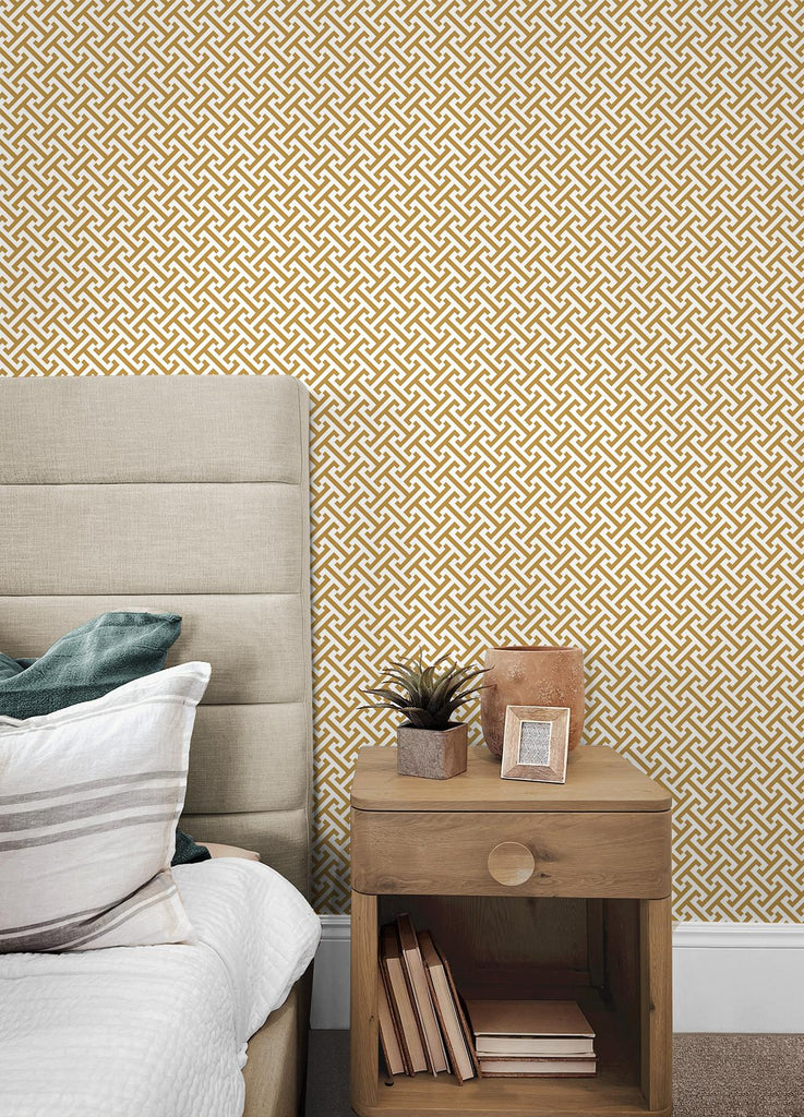 Surface Style Cross Section Golden Wallpaper