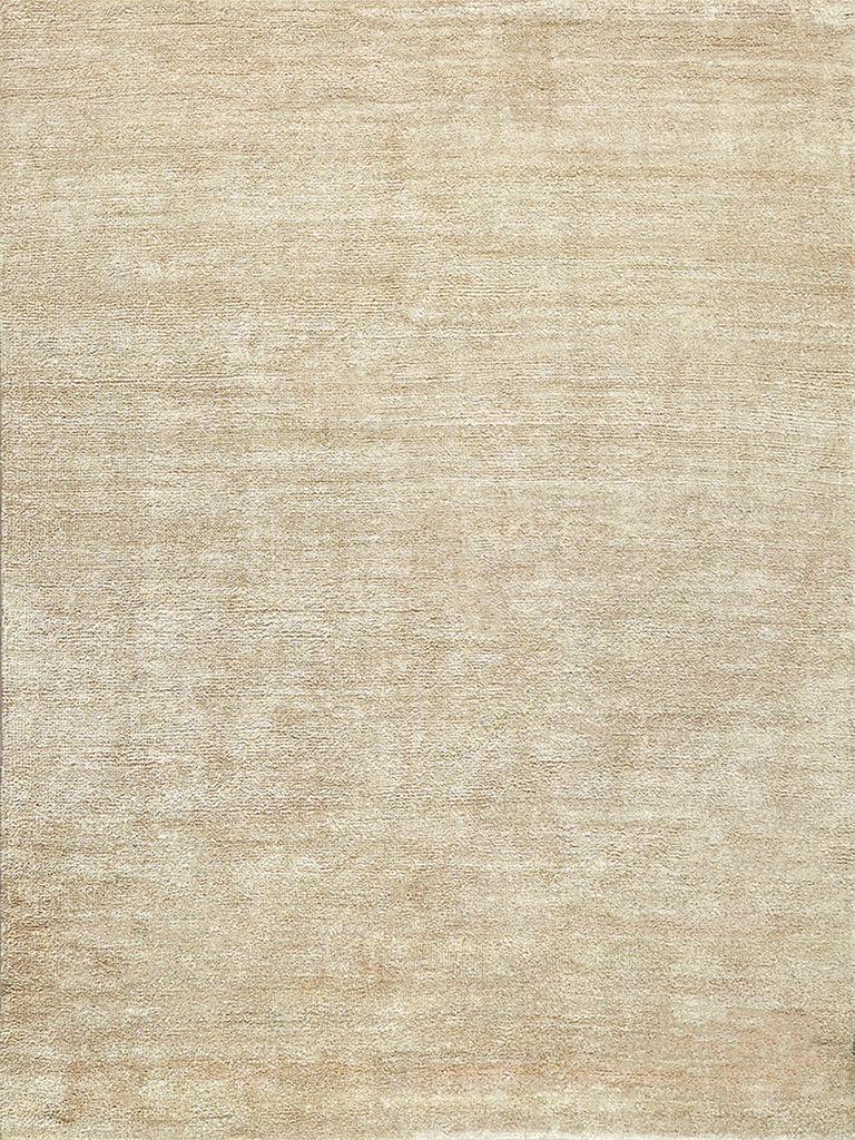 Exquisite Rugs Plush Hand-knotted Bamboo Silk/Wool 4633 Gold 10' x 14' Area Rug