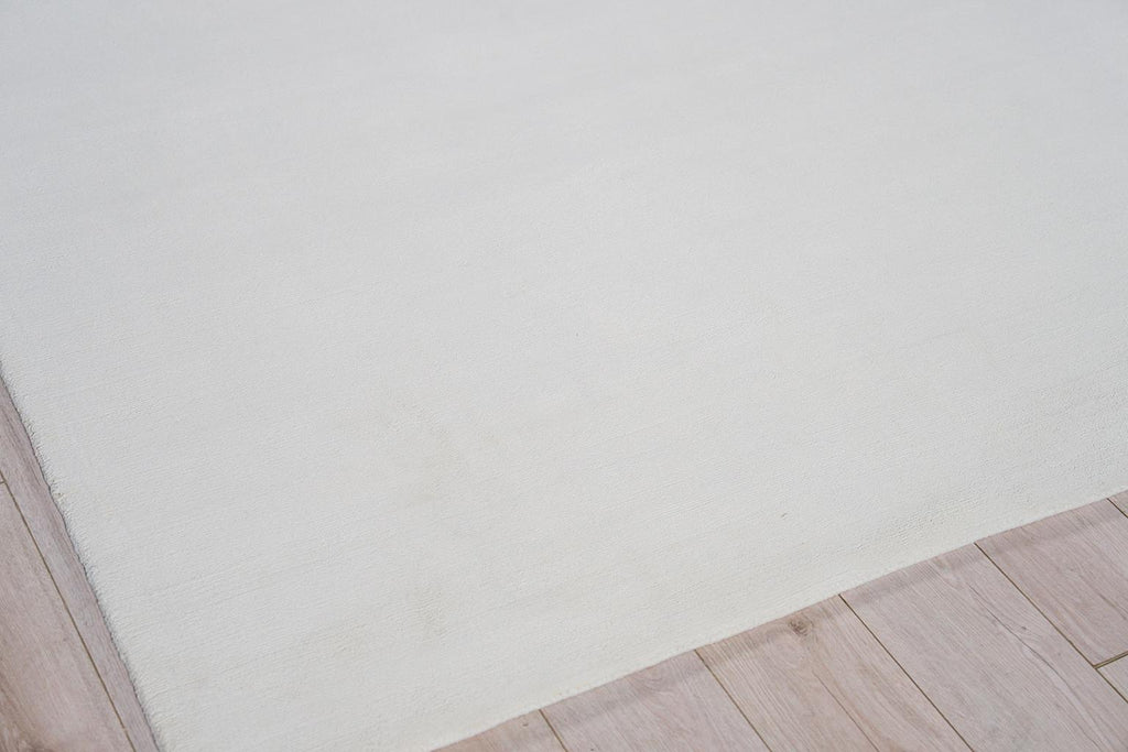 Exquisite Velutto Modern Handloomed Nylon White Area Rug 6.0'X9.0' Rug