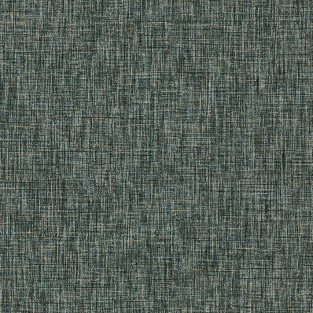 Brewster Home Fashions Eagen Sapphire Linen Weave Wallpaper