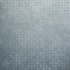 Galerie Soho / Metal Drain Grid Blue Wallpaper