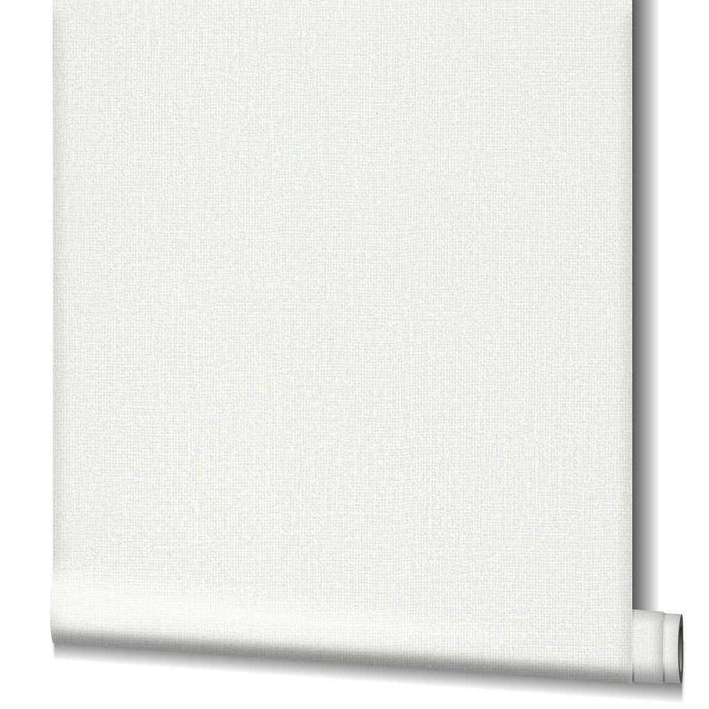 Galerie Wicker Texture White Wallpaper