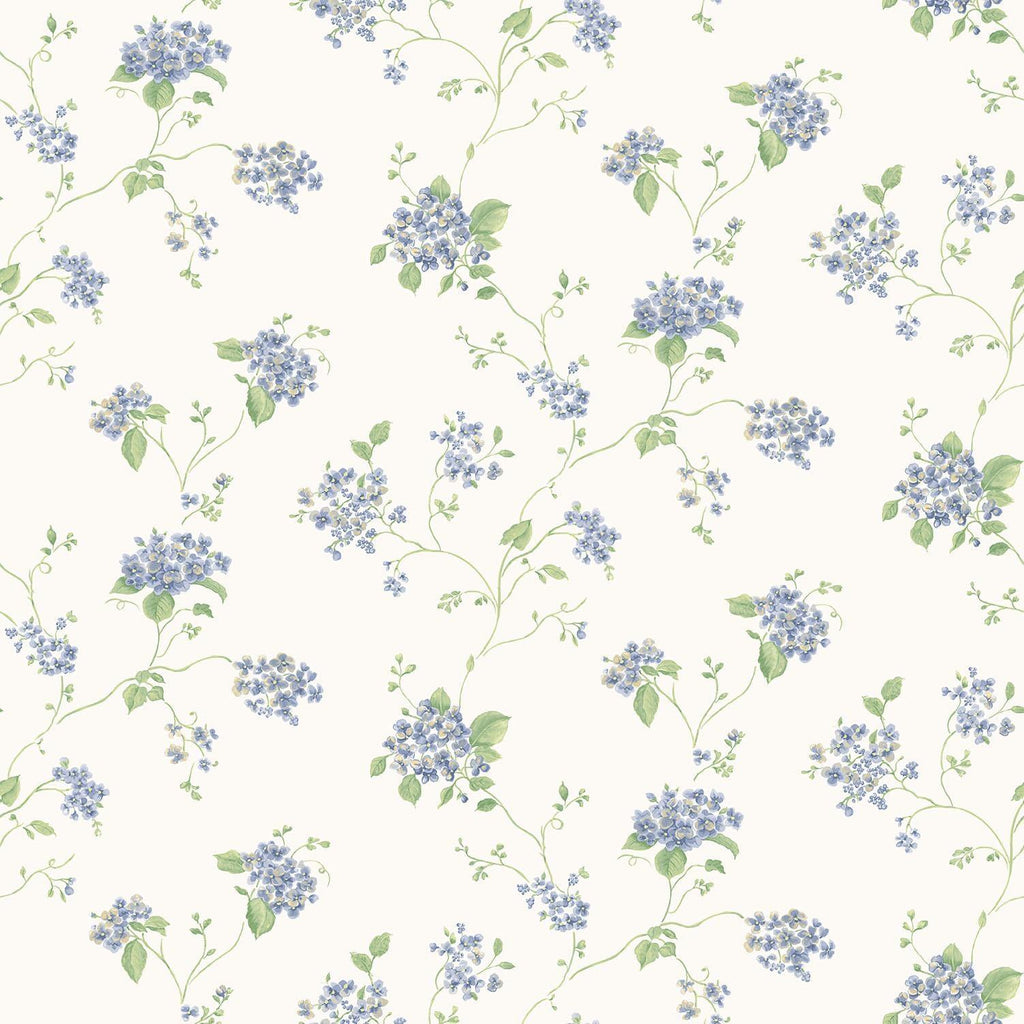 Galerie Small Floral Trail Blue Wallpaper