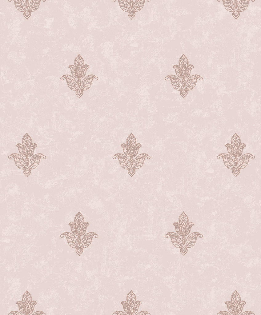 Galerie Mehndi Motif Pink Wallpaper