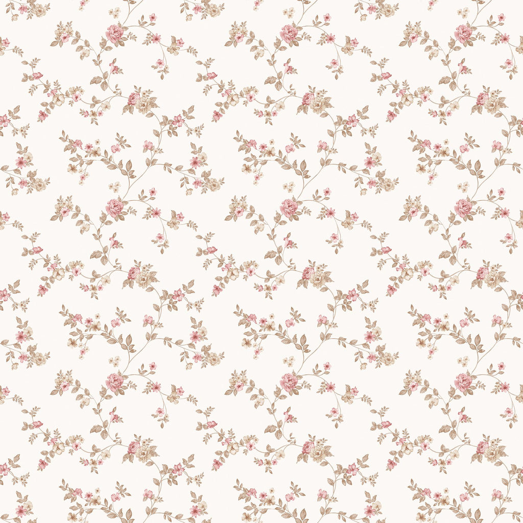 Galerie Delicate Floral Pink Wallpaper