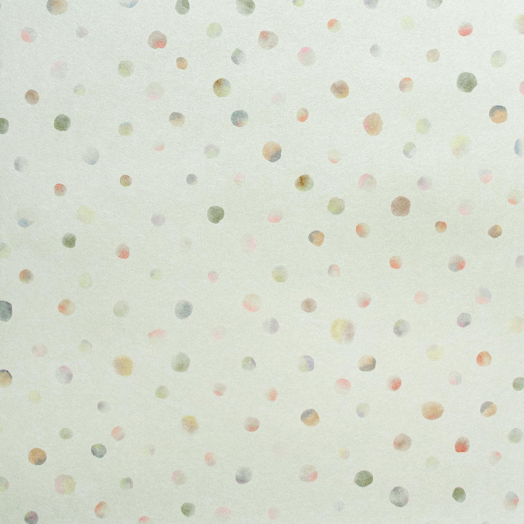 Galerie Watercolor Dots Silver Grey Wallpaper
