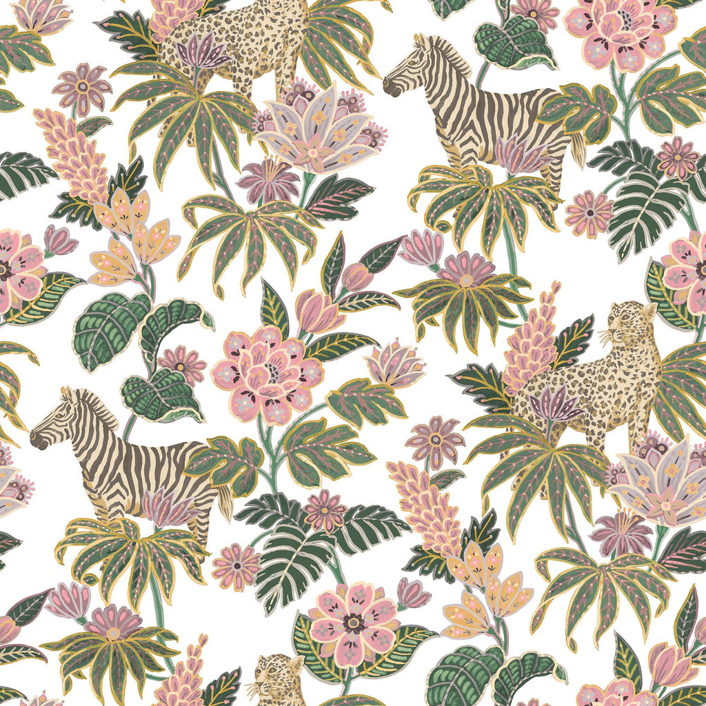 Galerie Into the Wild Pink Wallpaper
