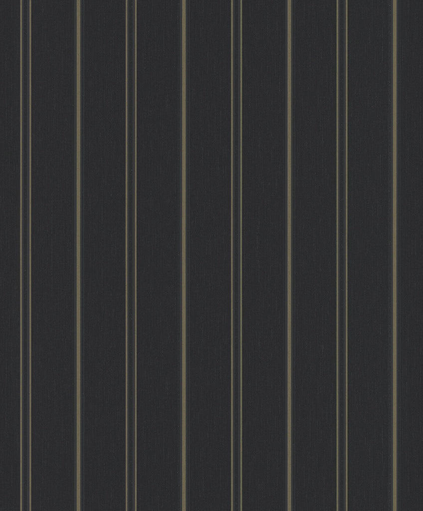 Galerie Stripes Black Wallpaper