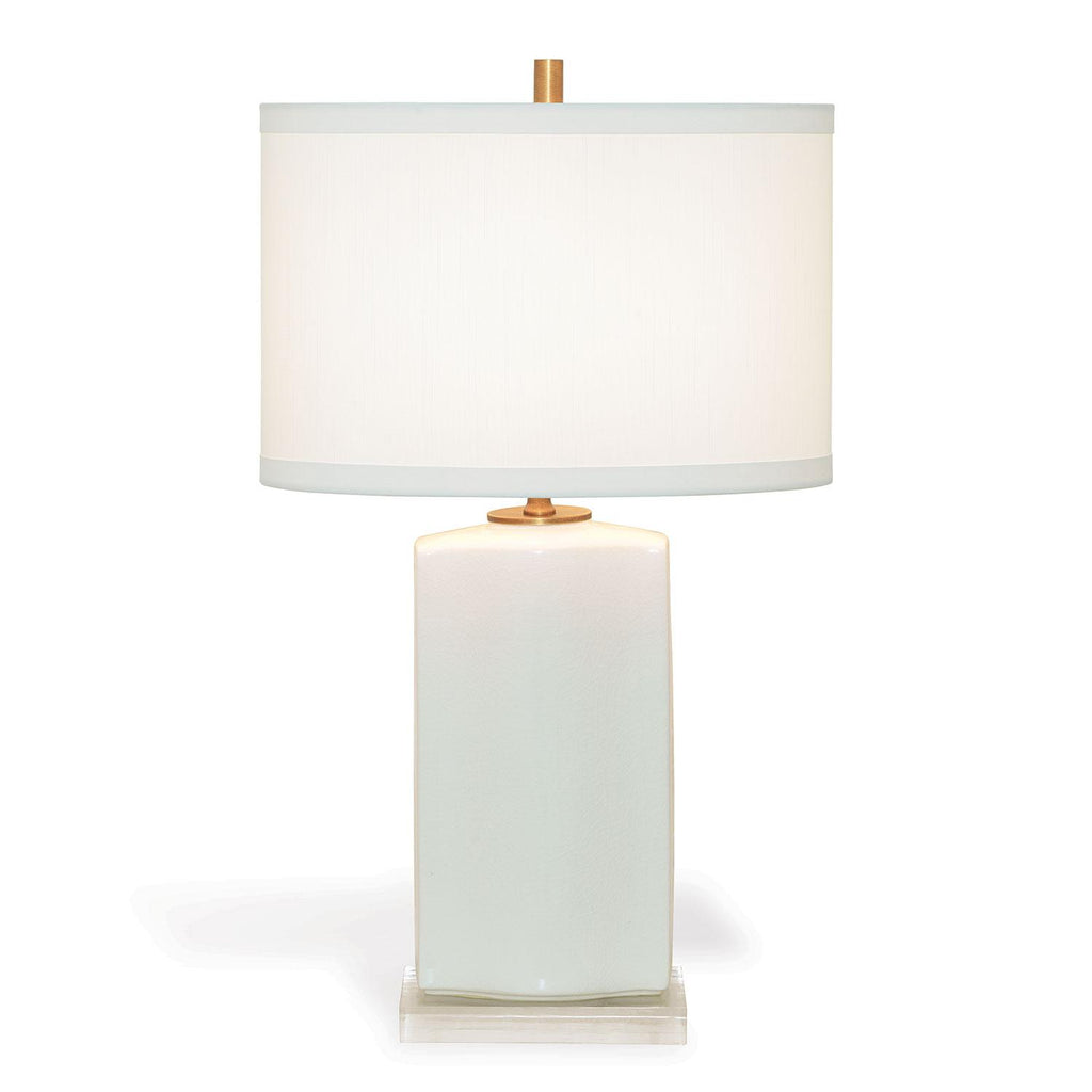 Williamsburg Palace Fret Ivory/Gold Accent Lamp